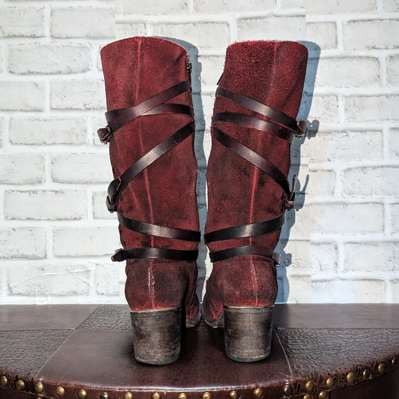 FreeBird COLIN Boot in Black Cherry size 8 - Picture 5 of 13